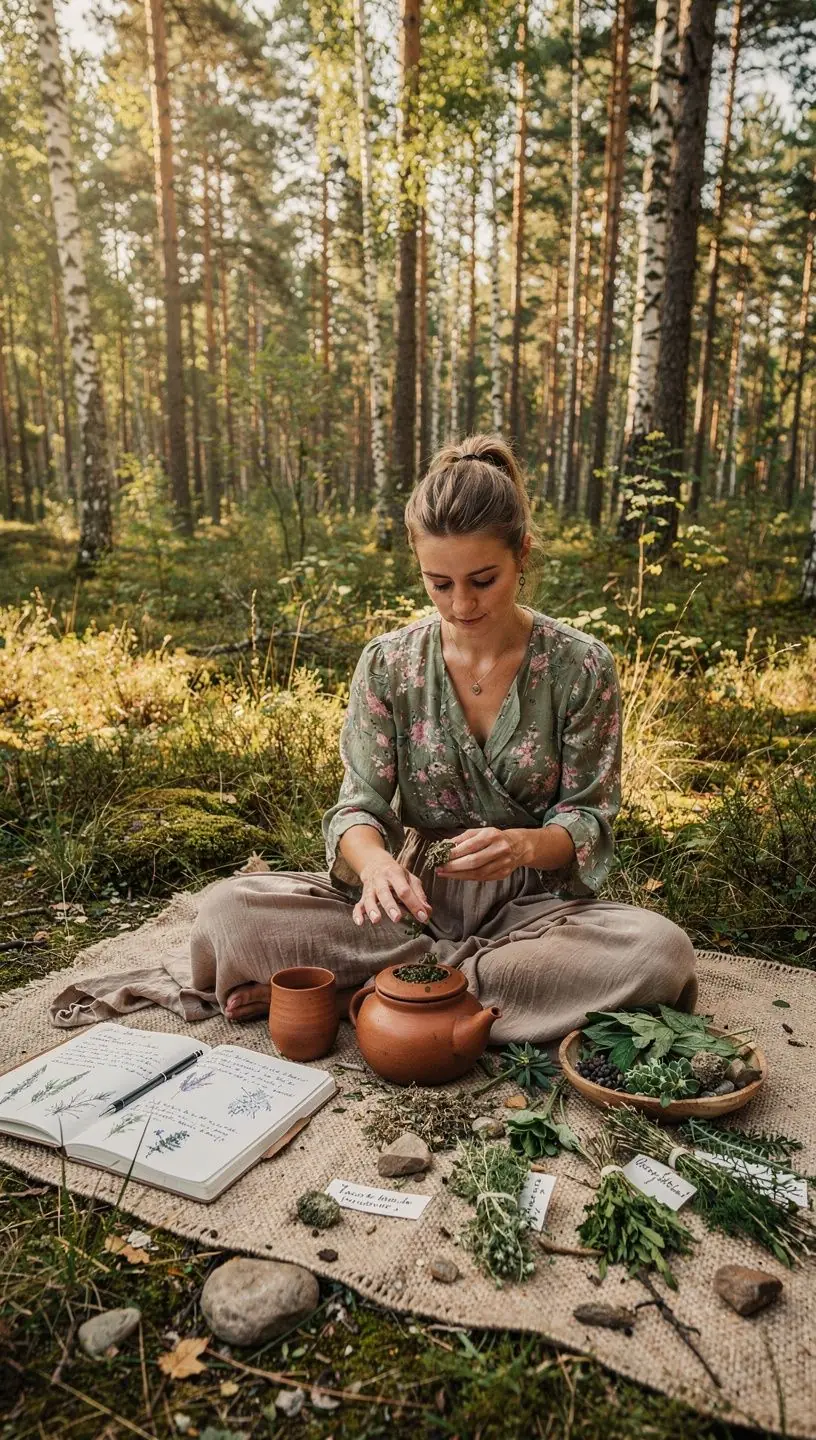 Ramybės oazė su natūraliomis žolelėmis ir gaiviu aromatu.