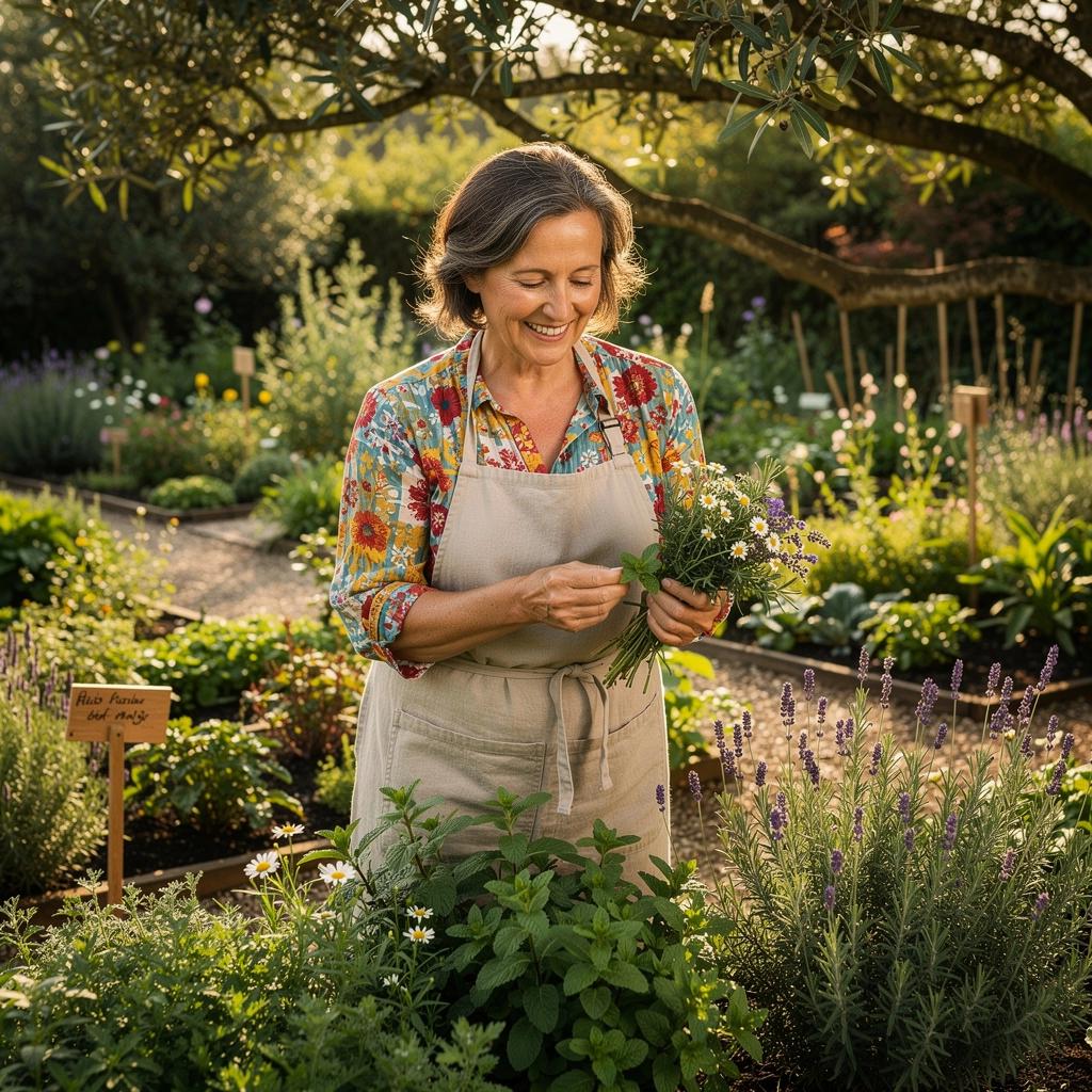 Lauko vaizdas su augančiomis žolelėmis, simbolizuojančiomis Lietuvos gamtos grožį.